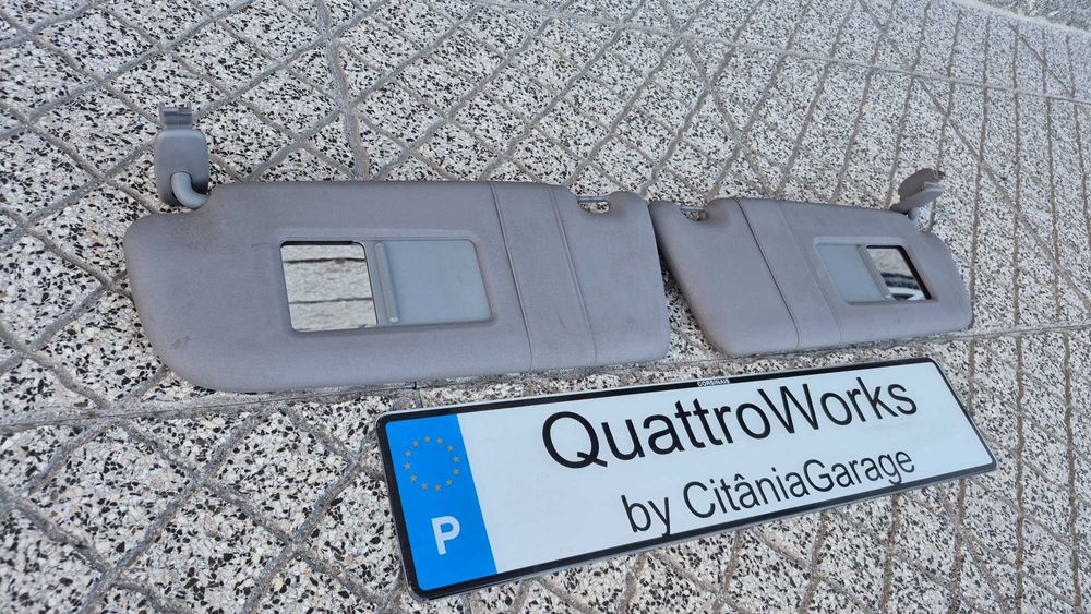 AUDI A4 B5(8D) - A3 8L etc- Palas Sol CINZA IMPECÁVEIS - 1995 até 2002