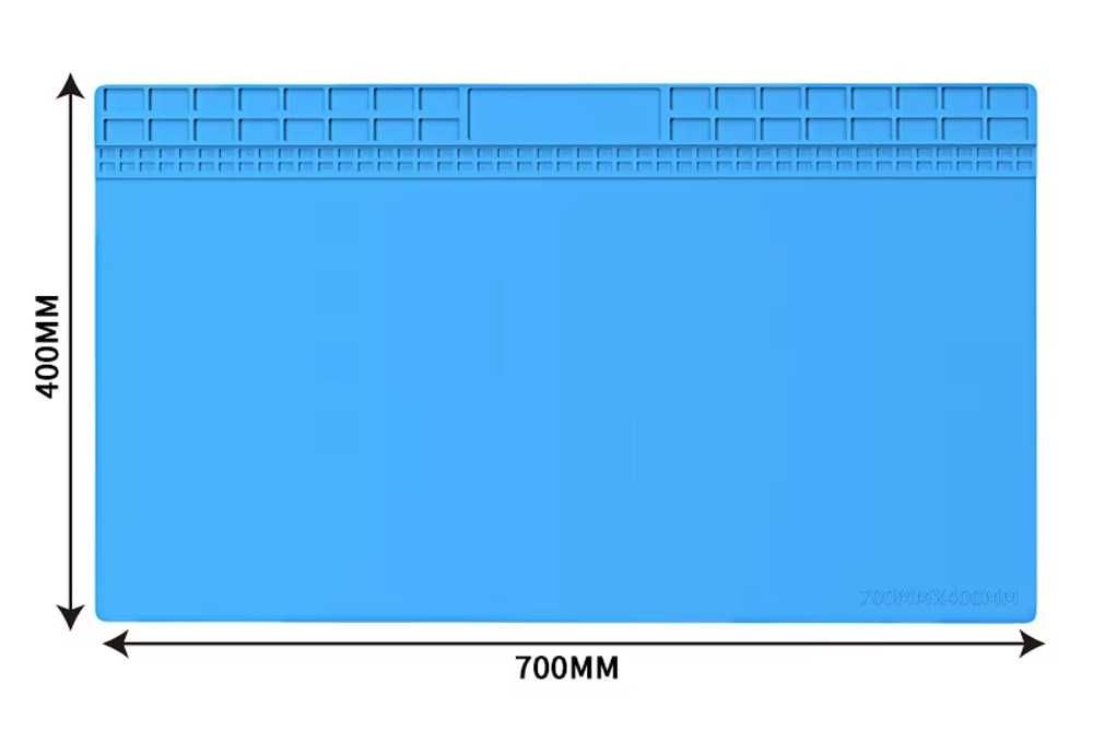 Великий килимок для пайки та ремонту електроніки 40*70 см