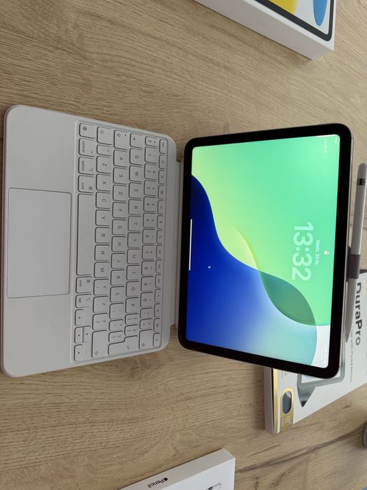 iPad 10 cellular 2024 + pencil + keyboard folio + etui + gwarancja