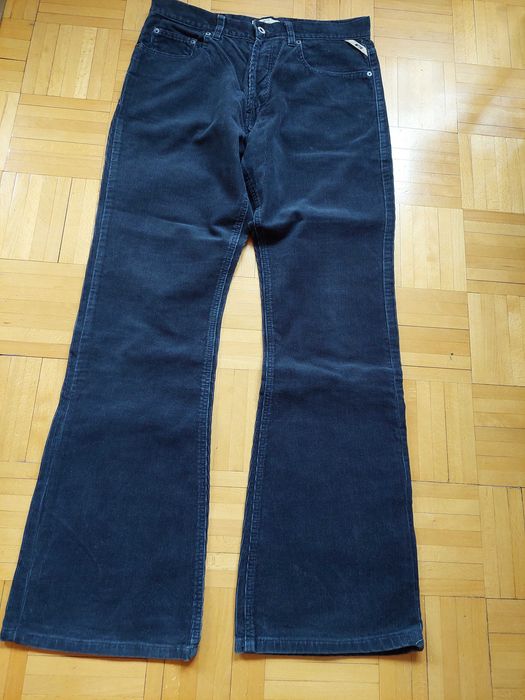 Jack Jones spodnie sztruksy granatowe rozm. 32/32 obwód pasa 82 cm