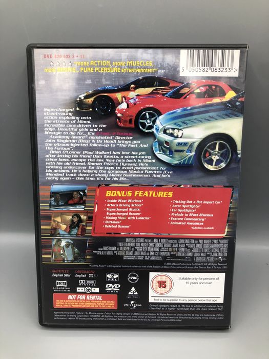 Szybcy i wściekli (The Fast and the Furious, 2001) – DVD