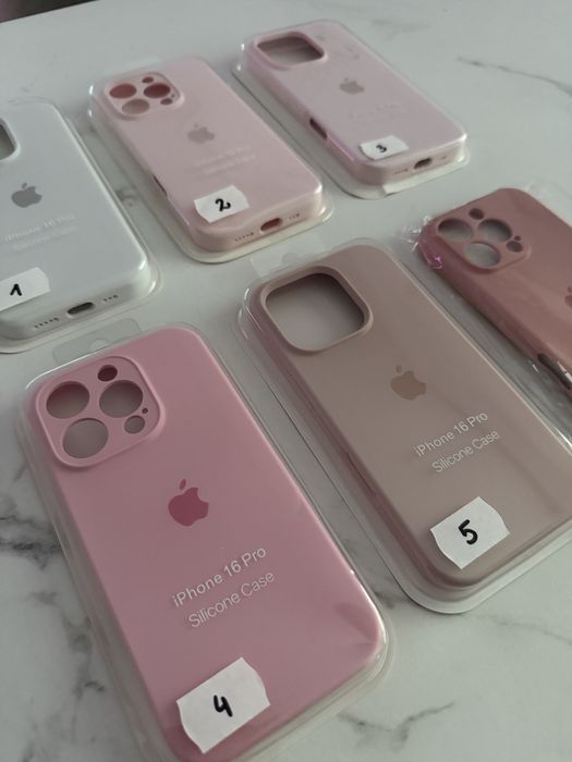 Silikonowe etui na iPhone 16 Pro