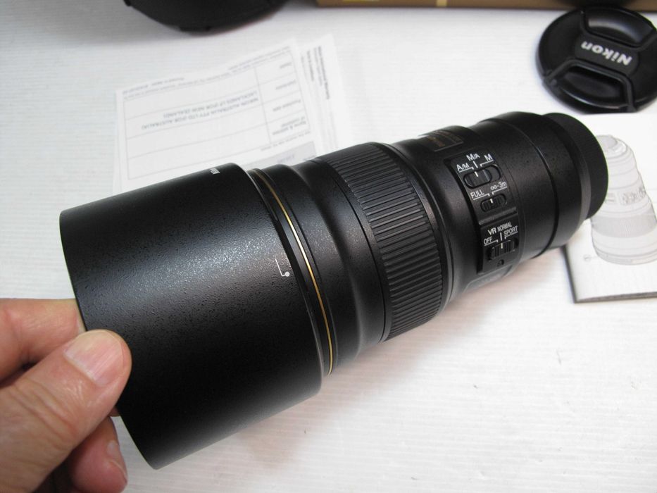 Nikon 300mm F4 VR +AF-S TC-14E III estado igual a nova na caixa