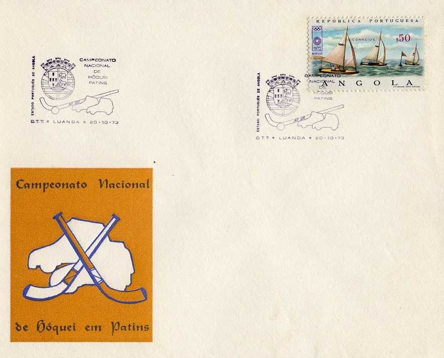 Angola - 1973out20 = Campeonato Nacional Hóquei Patins Luanda