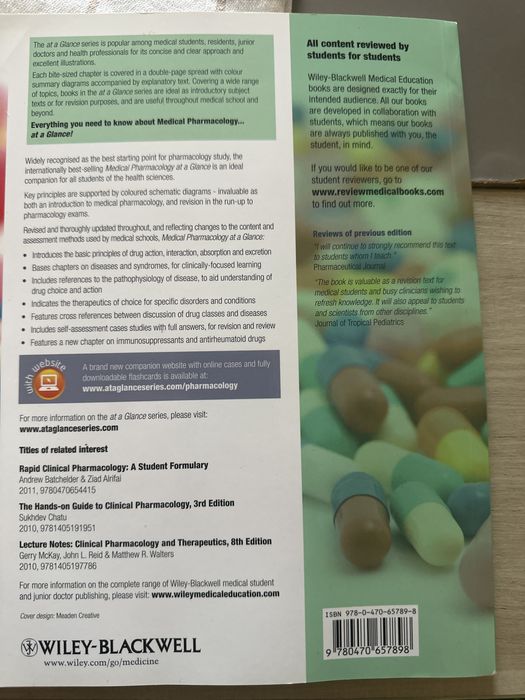 Medical Pharmacology at a glance