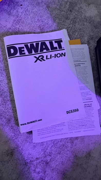 Nozyce do ciecia pretow DeWalt DCS350N