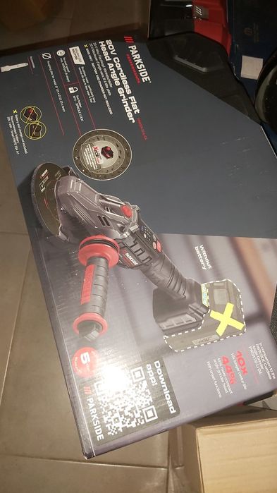 Parkside performance szlifierka kątowa akumulatorowa PPWSFA 20 Li C4