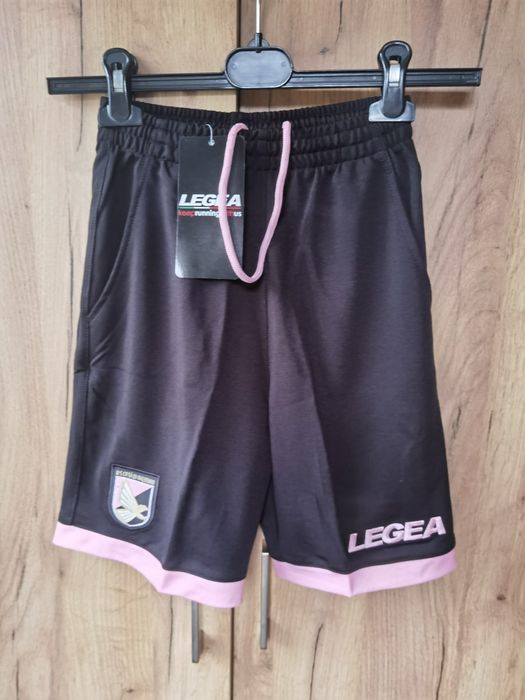 Spodenki sportowe klubowe Palermo firmy Legea, rozmiar XS, nowe z metk