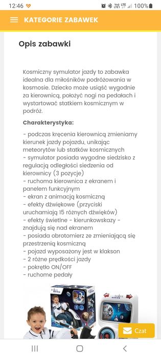 Symulator space driver Snoby