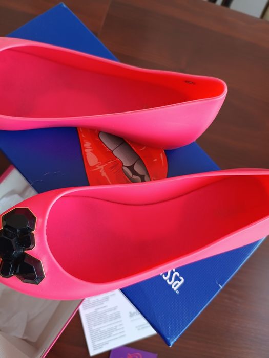 Melissa baleriny fuksja koturn 37