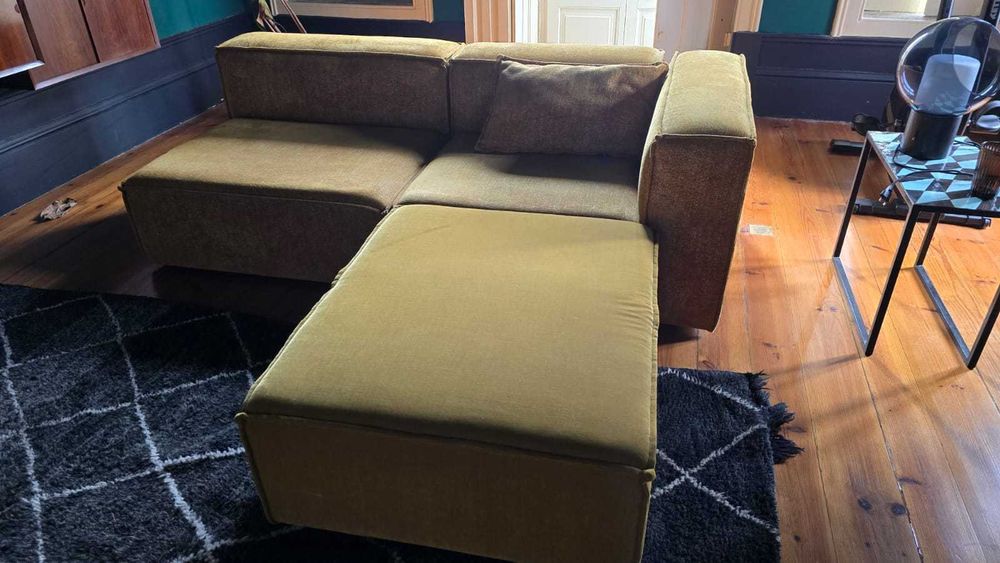 sofá modular confortável