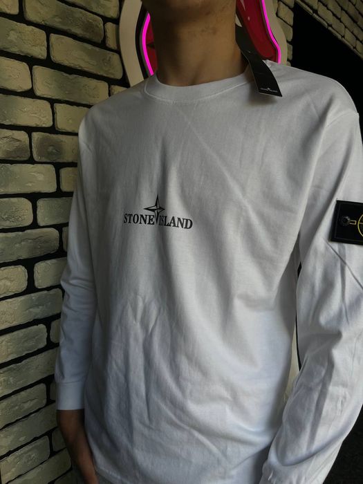Лонгслив стон айленд / лонгслив stone island / світшот стон айленд