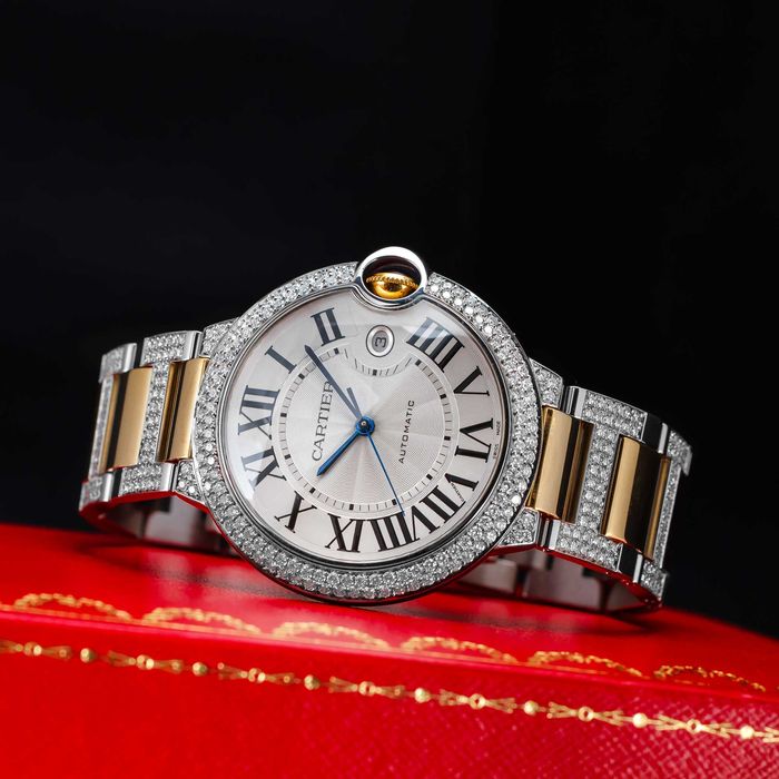 Zegarek CARTIER Ballon Bleu 42 ICED