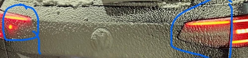 Lampa lampy tył 2 sztuki vw passat b8 kombi