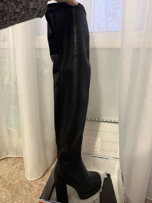 Ботфорты  кожаные