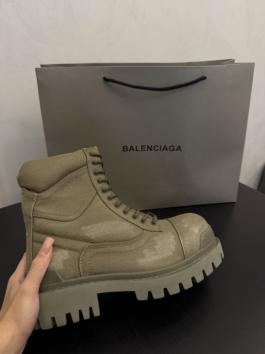 Balenciaga Combat Strike Boots  черевики ботинки