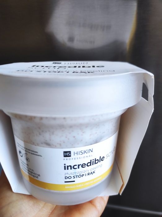 Hiskin Incredile Scrub, Złuszczający peeling do rąk i stóp 200 ml