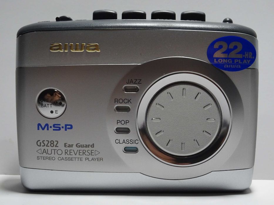 NOWY Walkman AIWA HS-GS282 (SR) Odtwarzacz Kasetowy MSP/ AR - 1999r.