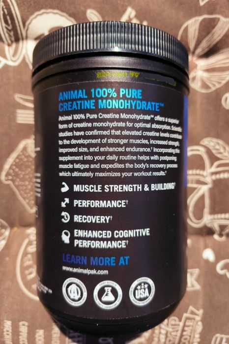 Animal креатин моногідрат Creatine Monohydrate у порошку 500 гр
