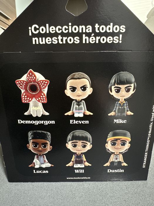 Bonecos Stranger Things do Mcdonalds