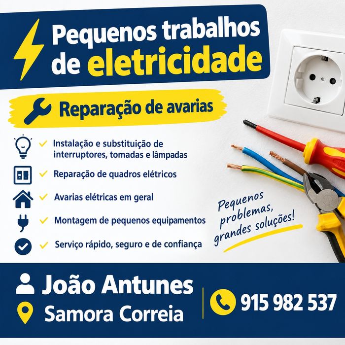 Eletricista - Trabalhos elétricos