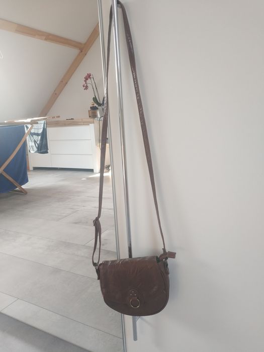 Torebeczka torebka na ramię brązowa