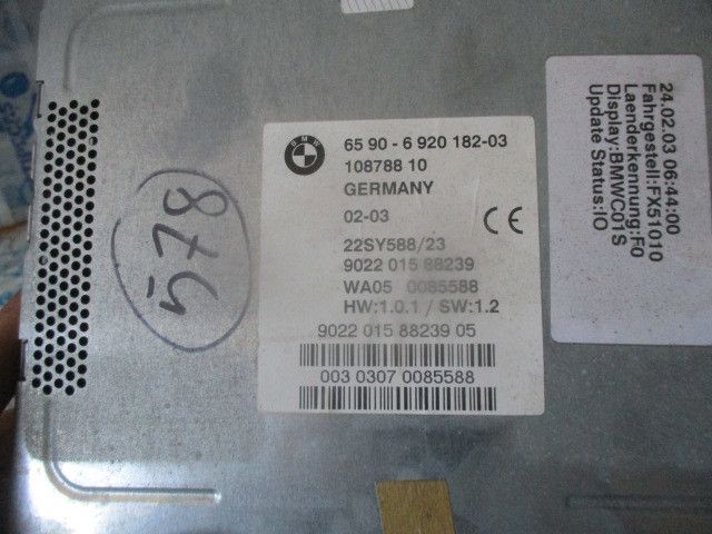 Rádio / auto-rádio BMW 3 Coupé (E46)