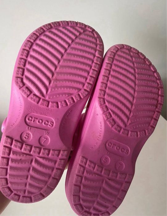 Crocs klapki chodaki różowe W7 37/38