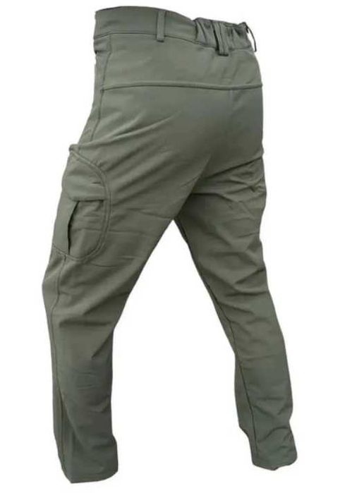 Штани брюки військові утеплені тактичні фліс софтшел олива 54 56