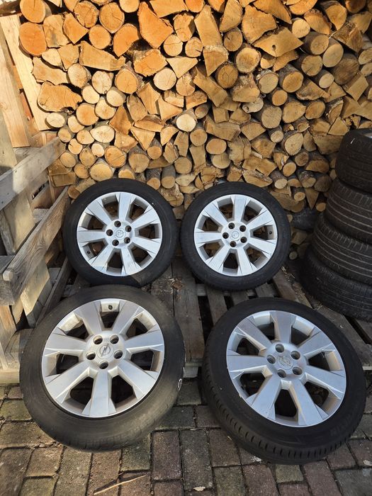 Alufelgi 5x110 r.17 opony letnie 215x50