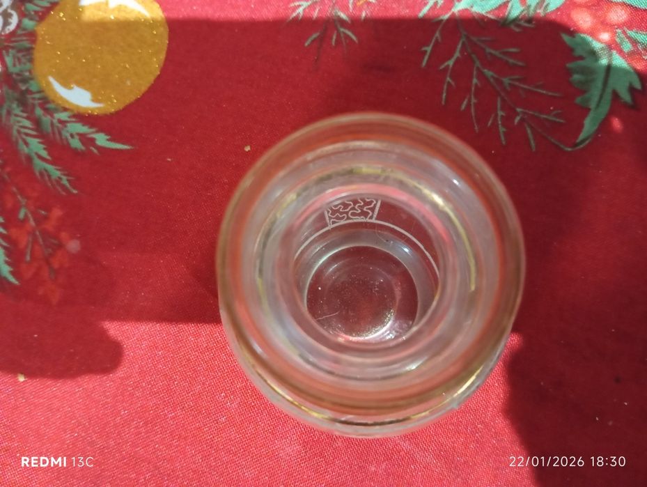 Jarrinha vidro antiga