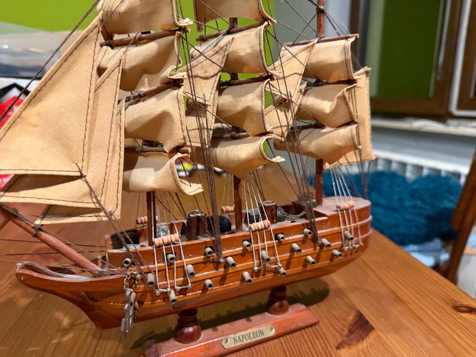Drewniany model statku Napoleon