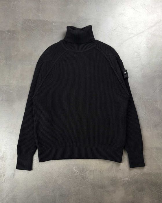 Светр SI Ghost Piece Wool Roll-Neck Jumper Black SI0157-BK