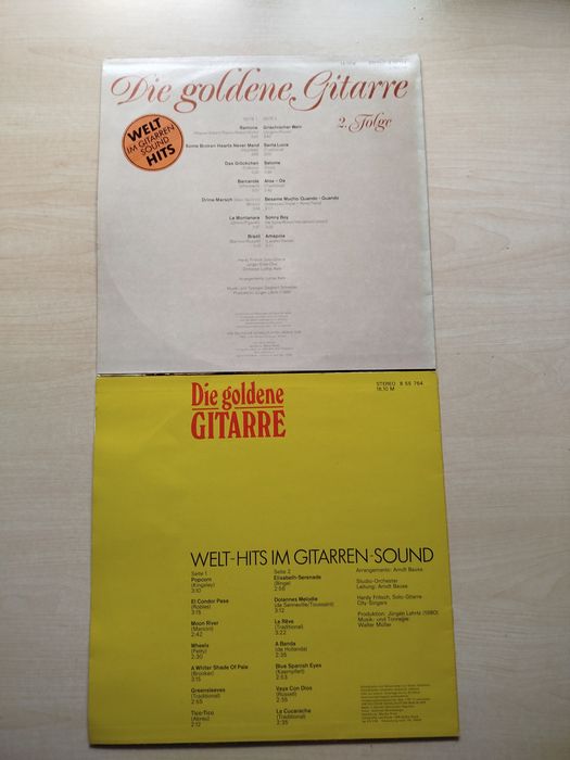 Die goldene Gitarre dwie płyty winylowe