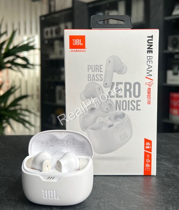 Навушники JBL Tune Beam White (Уцінка)