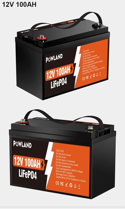 12,8 V 100Ah,  LiFePO4