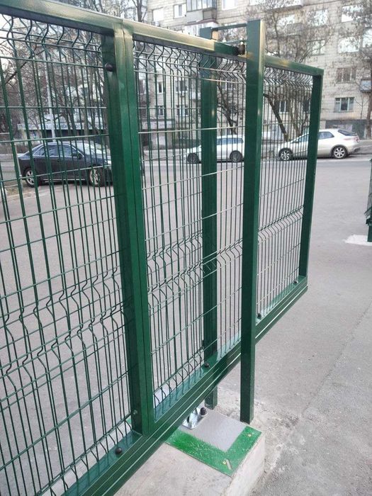 Сітка металева секційна європаркан 3d огорожа.Виробник.Монтаж.Доставка