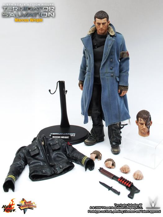HOTToys社製1/6[ターミネーター (マーカス•Damage•ver)] Фигурка 1/6 1/6 hot toys mms 100 TERMINATOR SALVATION MARCUS