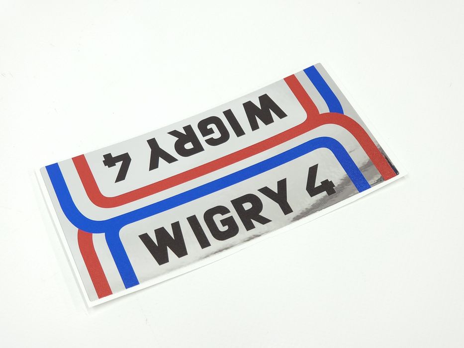 NOWA Naklejka Romet Wigry 4 na ramę Emblemat