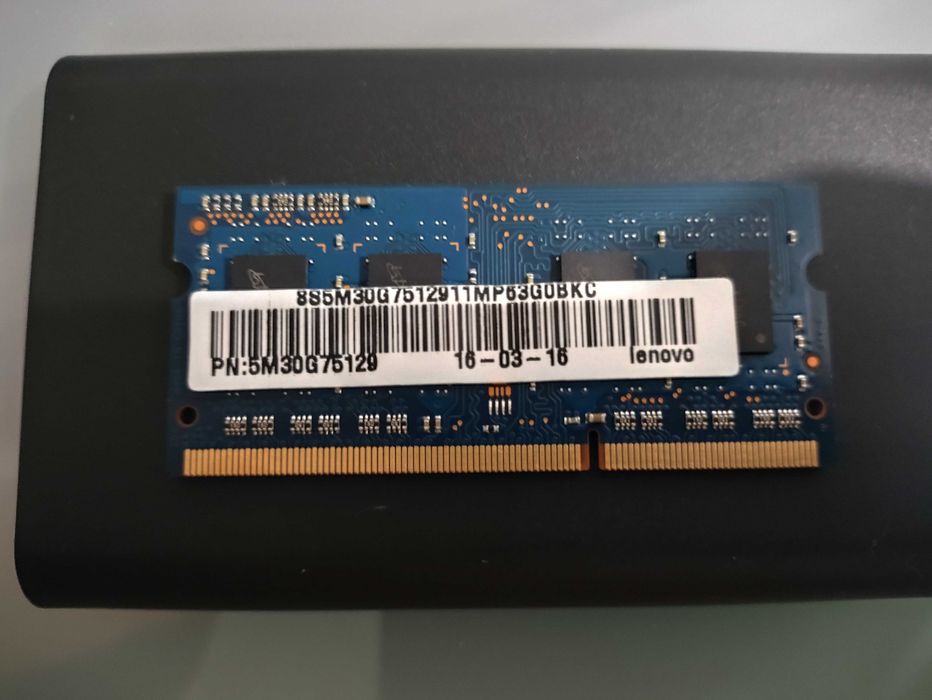 RAM para Portátil 1x4GB DDR3L SO-DIMM 1.35V 1600MHz CL11 Lenovo