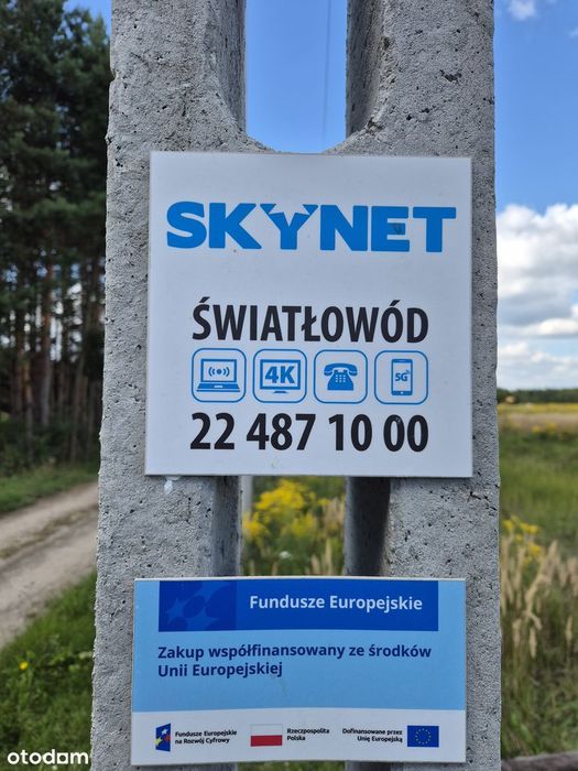 Działka 1385m, Brzezinki, gmina Leszno, mazowieckie