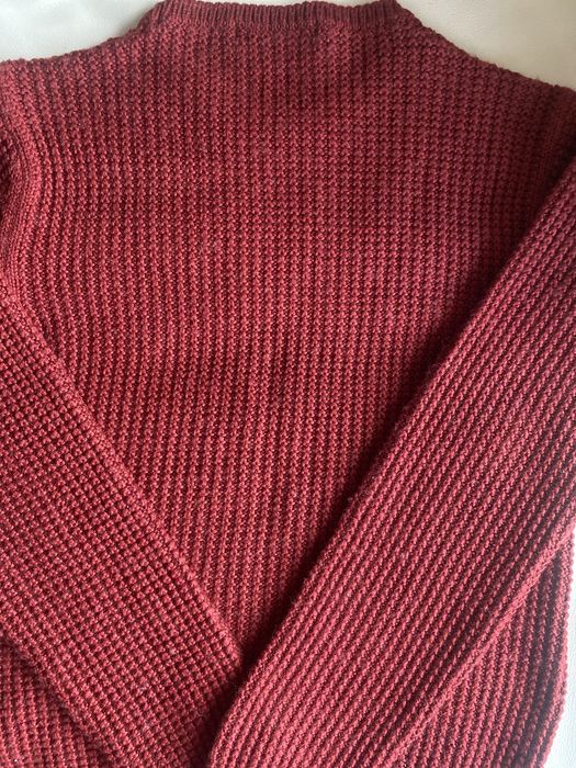 Zara sweter burgund