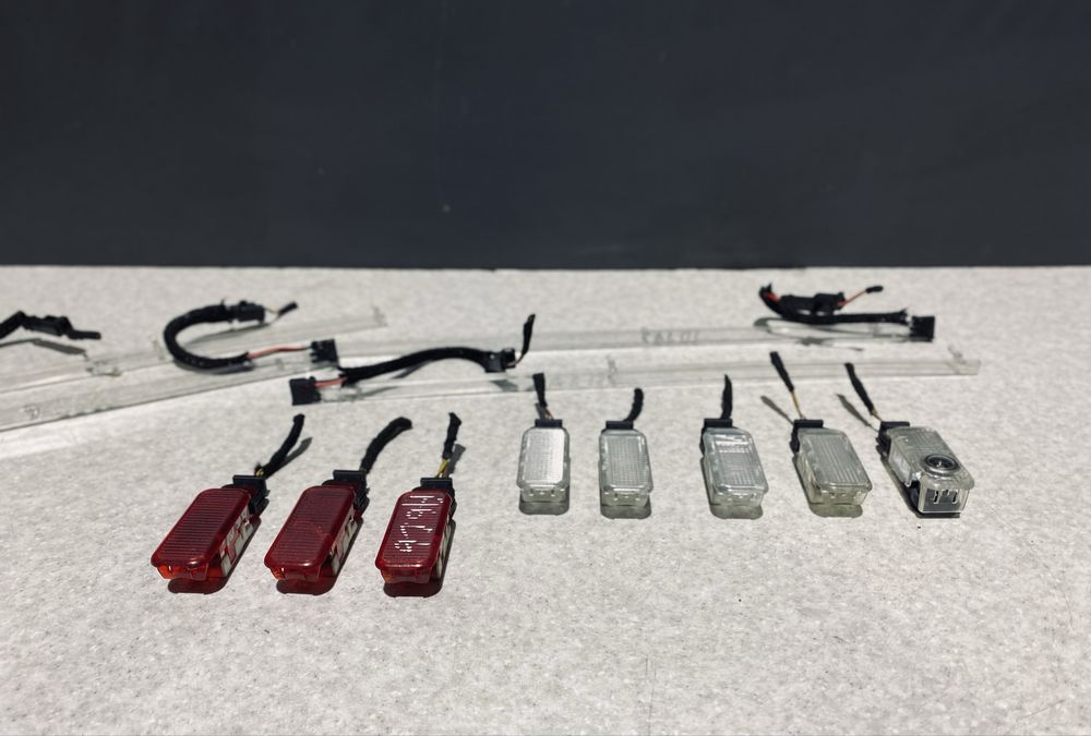 Підсвітка салону Audi A6 C6 плафон подсветка карт дверей Ауді А6 С6