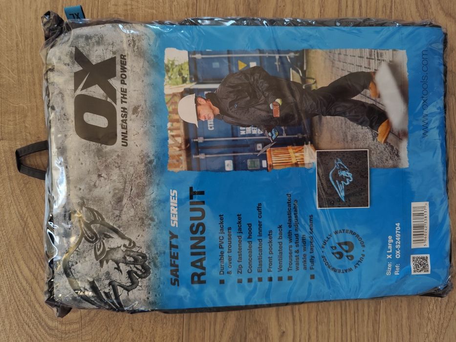 Odzież przeciwdeszczowa Safety Series komplet męski kurtka spodnie XL