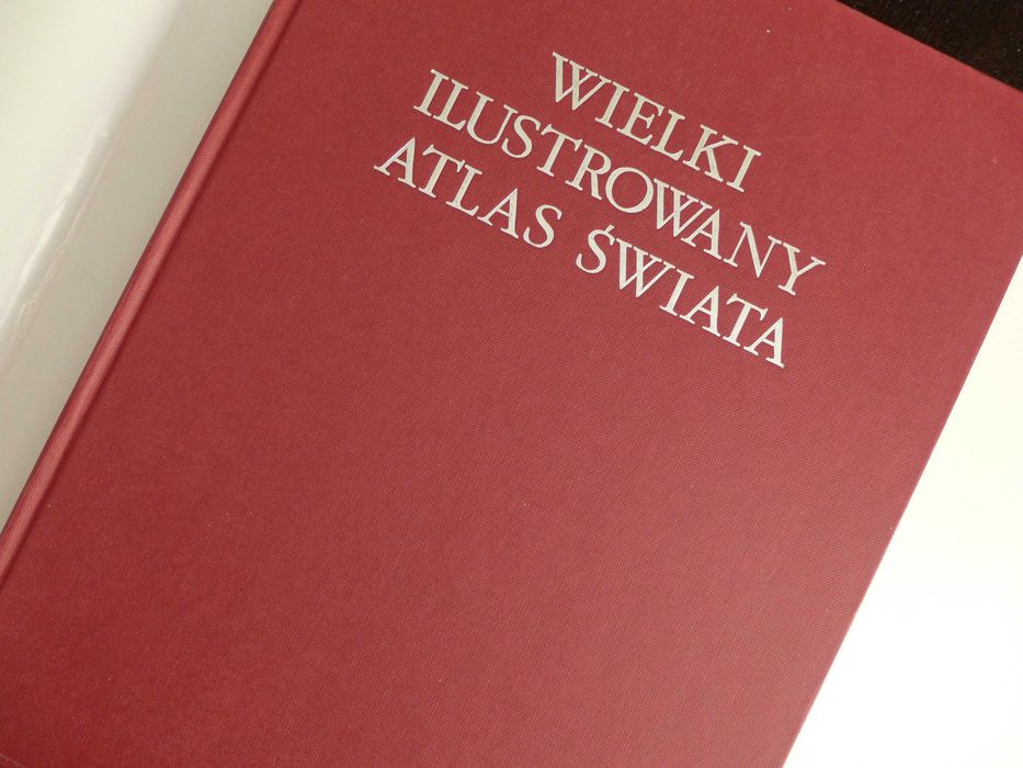 Wielki Ilustrowany Atlas Świata - wspaniała książka GEOGRAFIA MAPA