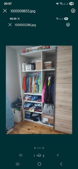 Szafa z lustrem duza