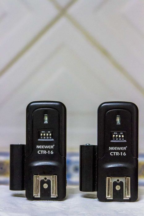 Kit Disparadores Remotos para Flash Neewer CTR-16 – 100% Funcionais