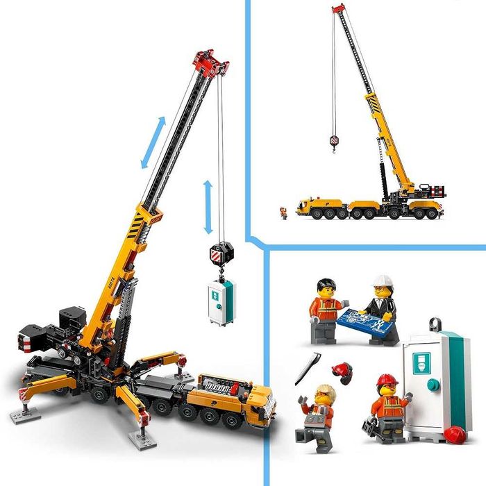Klocki Lego City 60409 Żółty ruchomy żuraw