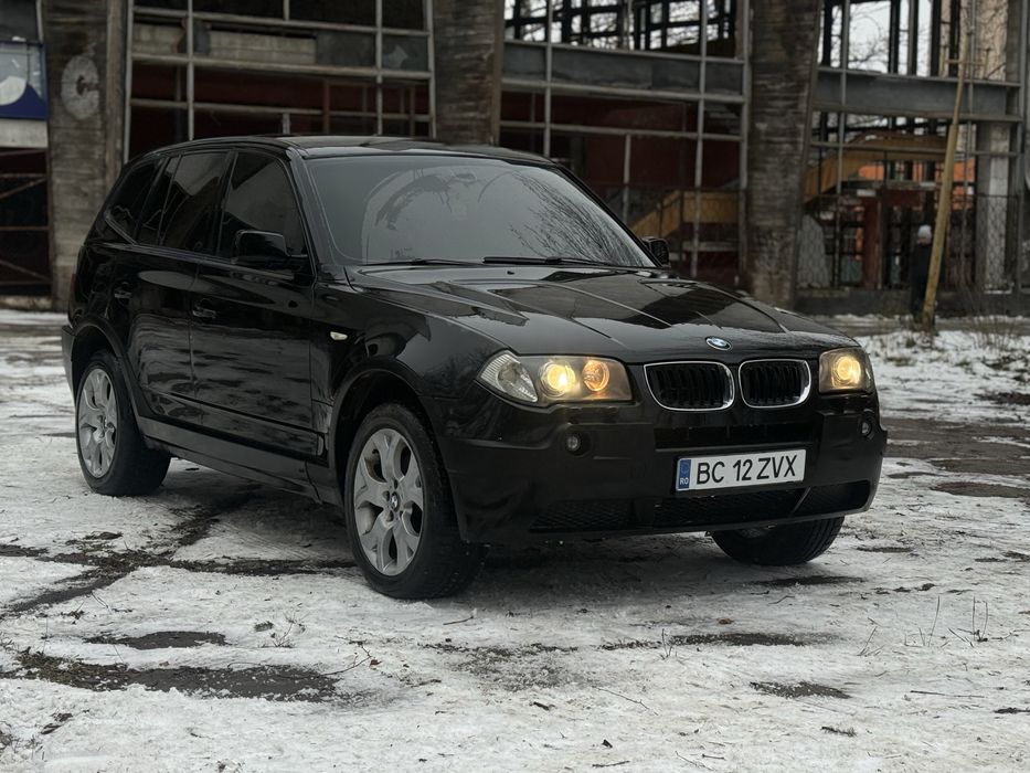 BMW X3 3.0d m57n 160kw Чорний на чорнім, гарний стан, Свіжопригнаний