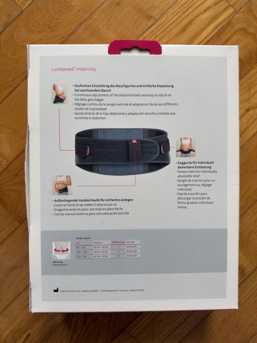 Бандаж для вагітних Medi Lumbamed Maternity р. I 90–105 см